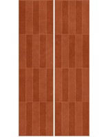 Carrelage rustique dégradé caramel-orange 300x1200mm, finition mate douce, résistant à l'usure, pour murs et sols, garantie 3 ans