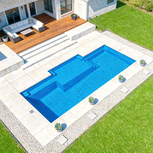 Piscina Prefabricada de Fibra de Vidrio de la Mejor Calidad, Personalizada, para Exteriores, Resistente a Pinchazos, Grietas y Rayos UV - Product Image 3