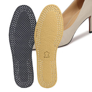 Plantillas de cuero con protección contra olores de carbón activo para hombre, zapatos de cuero genuino, suelas internas - Product Image 1