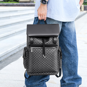 Men's Business <b>Backpack</b> Large Capacity <b>Waterproof</b> Laptop Bag For Travel Casual Use Spring 2025 - Product Image 3