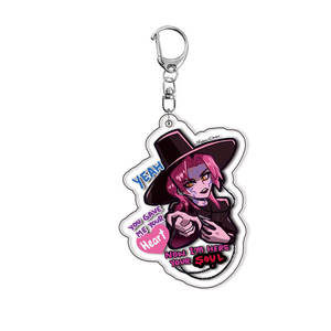 Llavero Acrílico de Lumi Mira <span class=keywords><strong>Zoe</strong></span> del Grupo Femenino Demon Hunter, Accesorio de Anime para Decorar Mochilas - Product Image 4