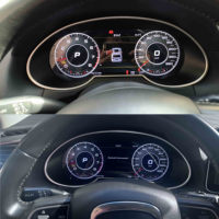 Affichage numérique du tableau de bord LCD de 12,3 pouces pour Audi Q5 8R 2008-2013, mise à niveau du cockpit virtuel
