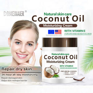 Crème à <span class=keywords><strong>l</strong></span>'<span class=keywords><strong>huile</strong></span> de noix de coco de haute qualité soins de la peau hydratant Anti-âge nourrir blanchissant corps visage beurre - Product Image 2