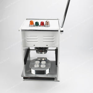 Manuel 4 delik Espresso fincanı kahve kapsülleri küçük ısı doldurma kapaklama makinesi - Product Image 6