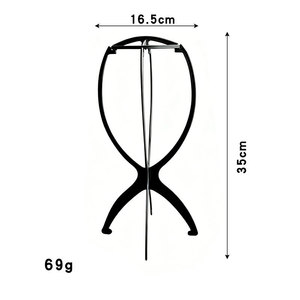 Soporte para accesorios de peluca, soporte para cubrecabezas, soporte para peluca, soporte de plástico engrosado para peluca, material nuevo, impuestos incluidos, especial - Product Image 2