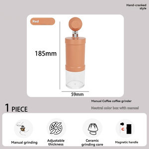เครื่องบดกาแฟแบบ<span class=keywords><strong>มือ</strong></span>หมุน เครื่องชงกาแฟแบบ<span class=keywords><strong>มือ</strong></span>หมุน สไตล์สดใหม่ เครื่องบดเมล็ด<span class=keywords><strong>กาแฟ</strong></span>แบบพกพาสำหรับบ้าน แคมป์ปิ้ง และการเดินทาง - Product Image 5