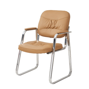 BILIDO Modern Mesh <b>Flatpack</b> PU Leather Padded Negotiating Room Conference Office Guest Chair - Product Image 2