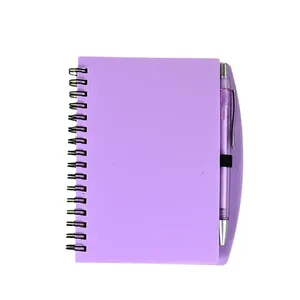Carnet de notes/agenda spirale en cuir/PU à prix promotionnel pour étudiants, bureau, cadeau, fournisseur en gros - Product Image 6