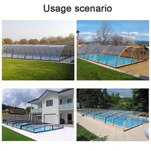 Trung Quốc cơ giới trượt mái nhà trời cho hồ bơi điện hồ bơi sunroom - Product Image 3