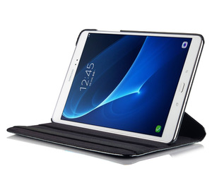 Étui de protection rotatif en cuir PU <span class=keywords><strong>pour</strong></span> <span class=keywords><strong>tablette</strong></span> <span class=keywords><strong>Samsung</strong></span> <span class=keywords><strong>Galaxy</strong></span> <span class=keywords><strong>Tab</strong></span> <span class=keywords><strong>A</strong></span> 10.1 <span class=keywords><strong>2016</strong></span>, coque rigide - Product Image 2