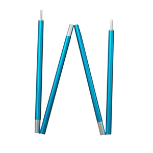 Aluminum Alloy <b>Tent</b> Pole 140cm 4 Sections Windproof Support For Outdoor Camping Equipment - Product Image 3