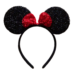 Băng Đô Dự Tiệc Hình Nơ Tai Chuột Màu Lấp Lánh Lấp Lánh Giá Rẻ Cho HPC-3807 Trẻ Em - Product Image 1