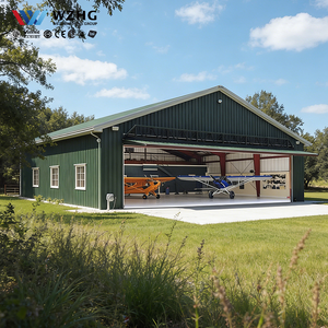 Estructura de Acero Prefabricada para Refugio de Aviones, Duradera para la Industria Aeronáutica - Product Image 1