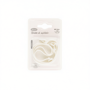 Spalline per reggiseno Ilan da 1,2 cm bianche regolabili di ricambio per intimo femminile - Product Image 1