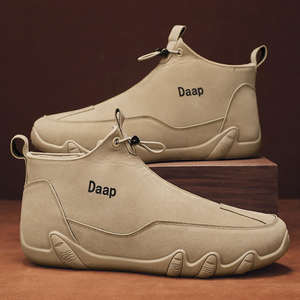 Botas de Senderismo para Hombre, Nuevas, de Caña Alta, Casuales, para Exteriores, Antideslizantes, Resistentes al Desgaste, Duraderas, Estilo Retro Británico - Product Image 5