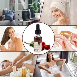 Huile Essentielle Pure Naturelle de Rose, Lavande et <span class=keywords><strong>Jasmin</strong></span> pour <span class=keywords><strong>le</strong></span> Soin du Visage et du Corps, Huile de Massage aux Fleurs Séchées OEM, Marque Privée - Product Image 6