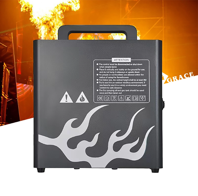 High Grade 300w 3 Heads Fire Machine Stage Effect Flame Machine Dmx512 Remote Control Dj Wedding Fire Flame Thrower Machine