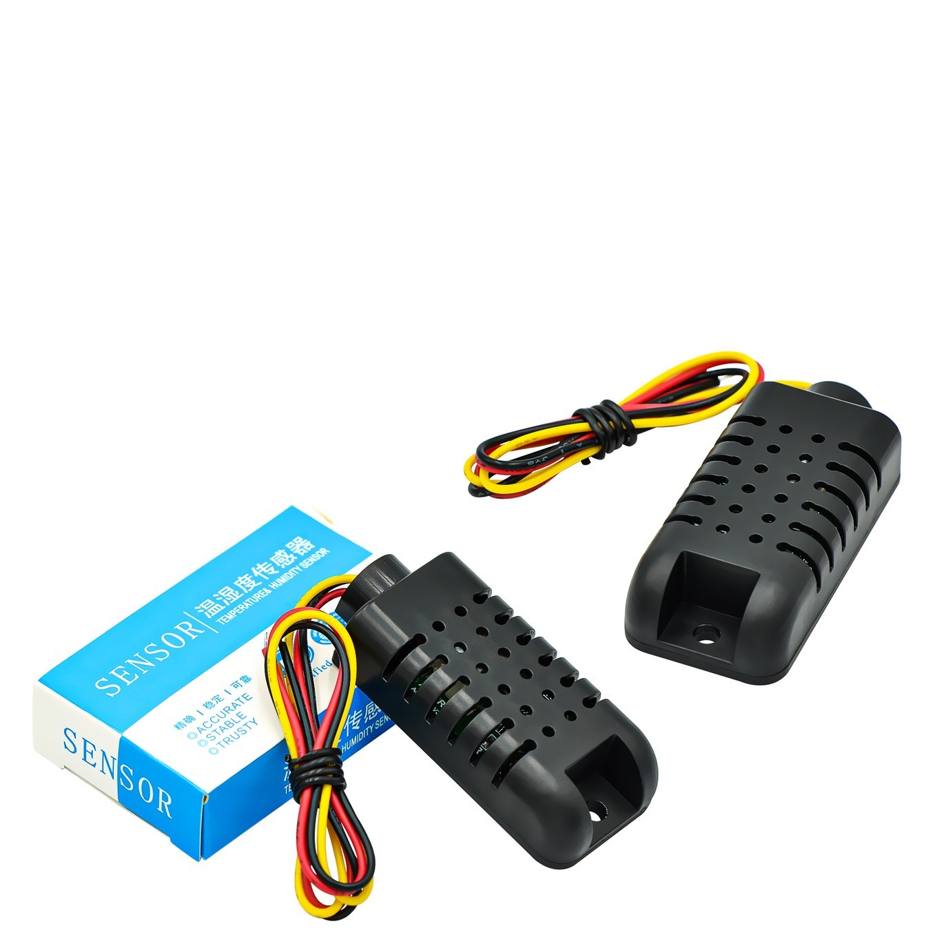 Sensor De Temperatura Y Humedad DHT21 AM2301 - Salida Digital, Rango -40°C A 80°C, Alimentación 3.1-5.5V, Para Proyectos Electrónicos