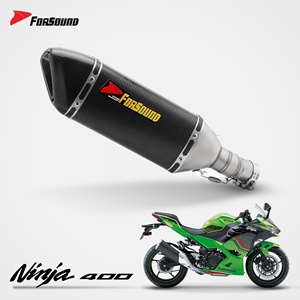 Système d'échappement de moto Forsound à <span class=keywords><strong>prix</strong></span> de gros, performance racing, kit complet à enfiler pour Kawasaki Ninja 400 <span class=keywords><strong>Z400</strong></span> - Product Image 1
