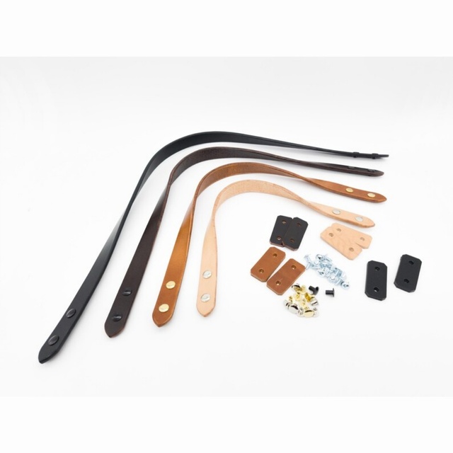 Factory Wholesale OEM/ODM Bag Accessories Genuine Leather Handbag Handles for Bags