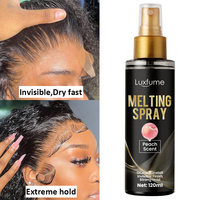 Luxfume Colle en Spray pour Perruques, Vente en Gros, Colle Ultra Fixation pour Lace Front, Spray Fondant