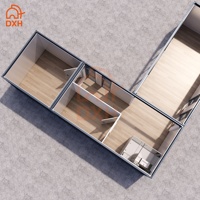 Maisons préfabriquées portables, étanches, à isolation thermique, personnalisées, pour le camping, l'école, le salon, design moderne