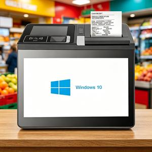 เครื่องบันทึกเงินสด POS รุ่น FYJ-116 ออลอินวัน หน้าจอสัมผัส 11.6 นิ้ว พร้อมเครื่องพิมพ์ใบเสร็จและเครื่องสแกนบาร์โค้ดประสิทธิภาพสูง - Product Image 1