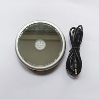 Base de lumière led ronde multimodale à piles support de base de lumière led en cristal brillant pour l'artisanat