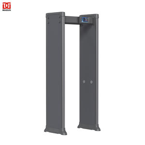 Metal Detector ad Alta Prestazione con 63 Zone per Porte di Sicurezza, Scanner Corporeo per Aeroporti, Durevole, Colore Oro - Product Image 1