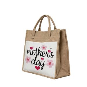 Ugift Wholesale Plain Burlap <b>Gift</b> Bags with Handles <b>Small</b> Linen Tote Bag for DIY Craft Embroidery - Product Image 1