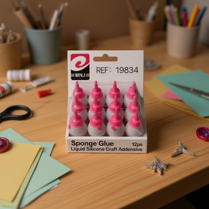 Sponge Glue 12pcs Liquid Silicone Craft Adhesive For DIY Projects - Product Image 2