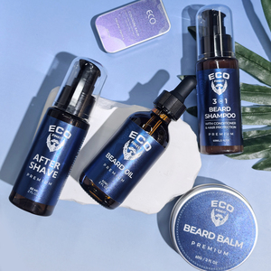 Huile et <span class=keywords><strong>baume</strong></span> de croissance de barbe biologique à étiquette privée, shampoing à barbe, eau de Cologne, soin de la barbe, coffret cadeau, argan, jojoba - Rafraîchissant - Product Image 6
