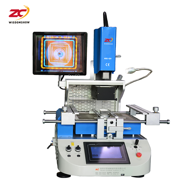 Wisdomshow WDS-620 Hot Air BGA Rework Station for Motherboard Repair 220V 480 Max Temp 1-Year Warranty New
