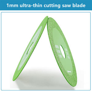 Lame de scie diamantée de coupe de verre brasé sous vide de 100x30mm pour couper et meuler le verre de marbre de porcelaine - Product Image 2