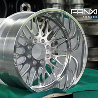 Jantes tout-terrain forgées 20x10 22x12 22x14 24x12 24x14 26x14 26x16 à 8 trous 8x170 8x180 8x6.5 6x139.7 pour camions rehaussés