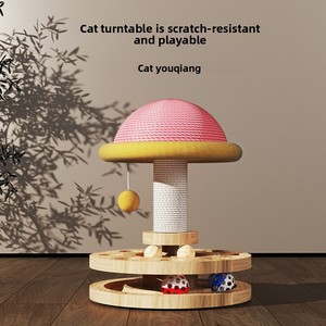 Fournisseur Direct Fabricant Arbre à Chat en Carton avec Matériaux en Laine, Bâton de Jouet Antidérapant et Durable pour Chat, Jouet pour Chaton, Balle Distributrice de Nourriture pour Animaux de Compagnie - Product Image 5
