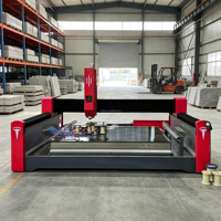 Centre d'usinage CNC ATC 4 axes 1325, machine de gravure CNC avec broche de refroidissement par eau 11KW pour marbre et quartz