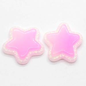 สวยนวนิยาย Glitter Star เรซิ่นลูกปัด Gradient การออกแบบที่สวยงามสำหรับหัตถกรรม DIY โทรศัพท์กรณีสติกเกอร์อุปกรณ์เสริม - Product Image 4