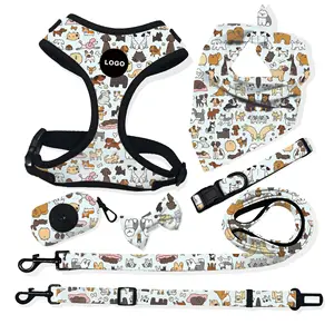Vendita calda guinzaglio retrattile per cani Design speciale 2024 OEM imbracature per animali domestici di lusso custom pet imbracatura