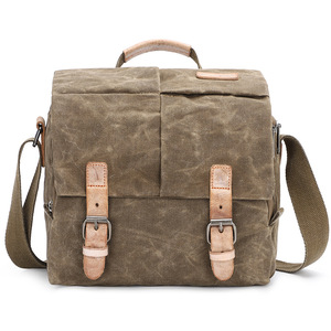 <span class=keywords><strong>2025</strong></span> người đàn ông phong cách không thấm nước Sling vải Crossbody Túi giản dị cặp Tote Túi máy ảnh cổ điển - Product Image 4