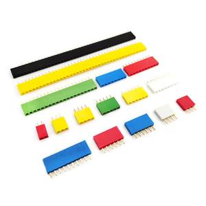 ขั้วต่อส่วนหัวของพินตัวเมียแถวเดียวขนาด<span class=keywords><strong>2</strong></span>.54มม. <span class=keywords><strong>2</strong></span>/<span class=keywords><strong>3</strong></span>/4/6/8/10/16/40P สตริปพินเฮดบอร์ด PCB ซ็อกเก็ตที่มีสีสันสำหรับ <span class=keywords><strong>Arduino</strong></span> - Product Image 2