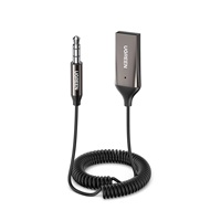 UGREEN Aux zu Bluetooth 5.0 Adapter 3,5mm Bluetooth-Empfänger für Auto USB 2.0 zu 3,5mm Klinkenadapter