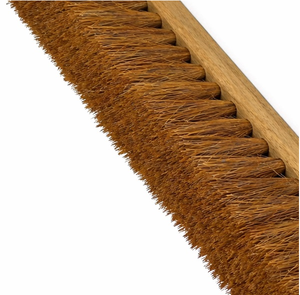 Cepillo de limpieza de fibra de coco con mango de madera, cerdas suaves, para uso doméstico - Product Image 2