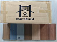 Plancher composite HearthShield, haute performance, durable, carré, brossé, en WPC, pour jardin et espaces extérieurs