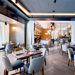 Juego de Sillas de Restaurante Reforzadas de Madera Maciza de Alta Calidad Personalizadas para Restaurante de Lujo, Hotel, Mesa, Sofás, Muebles - Product Image 2