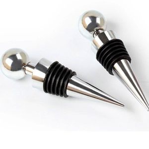 Wine <b>Stopper</b> Metal Cone Shape With Rubber Seal For <b>Bottle</b> Sealing - Product Image 1