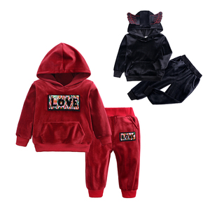 Conjunto de Pantalones y Sudadera con Capucha para Niños, Ropa Deportiva de Otoño e Invierno para Niños y Niñas - Product Image 3