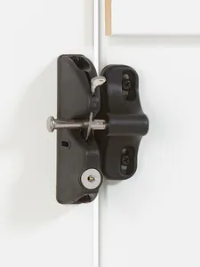 HILLMASTERナイロン自動キー付きゲートロックラッチロック可能な重力ゲートラッチ