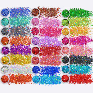 Poudre de paillettes fines pour usage domestique, paillettes éclatantes pour la décoration, la création de boules de neige en résine et les embellissements DIY pour le nail art - Product Image 6