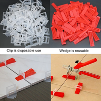 Système de nivellement de carreaux à prix avantageux, clips réutilisables pour accessoires de carrelage, cales de nivellement de carreaux, espaceur de nivellement de carreaux, pince